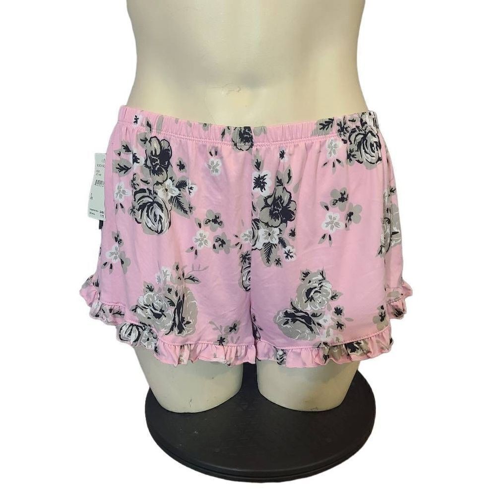 PJ Couture Floral Sleep Shorts Size Small
